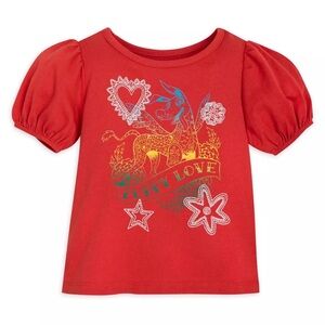 NWT Disney Coco Puppy love Top for Kids size 5/6